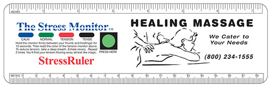 Stress/Tension Monitor and Ruler